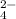 $_{4}^{2-}$