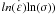 \hbox{$ ln\Dot{(\varepsilon)} \mathrm{ln}(\sigma ))$}